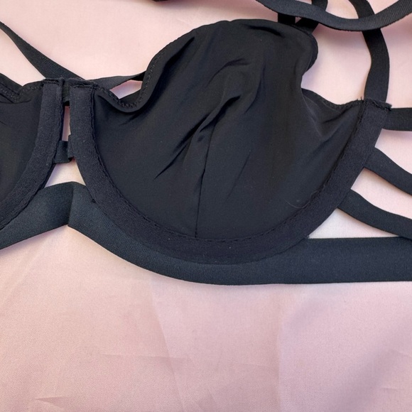 Forever 21 Black Bra 32C NWT – Velvet Bands & Underwire - Picture 8 of 12